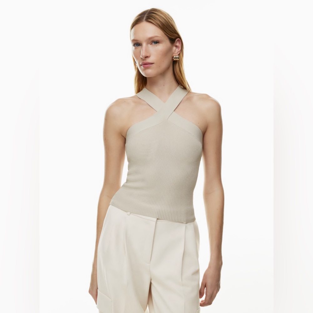 ARITZIA Cross Neck Top